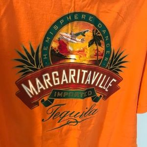 JIMMY BUFFETT MARGARITAVILLE SALT T-SHIRT XL ORANGE
